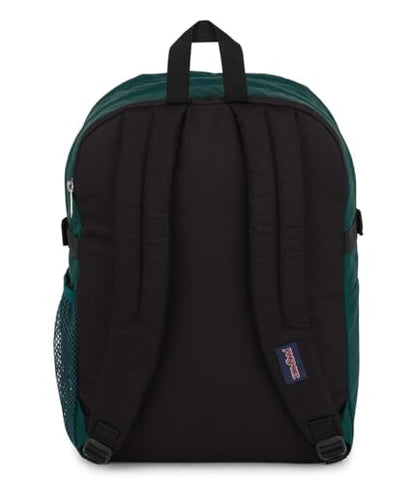 JanSport Main Campus Backpack - Travel or Work Backpack with 15-Inch Laptop Sleeve and Dual Water Bottle Pockets, Deep Juniper - color: Deep Juniper