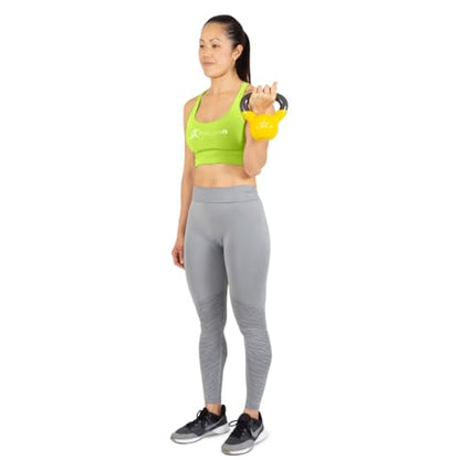 ProsourceFit Vinyl Coated Cast Iron Kettlebells for Full Body Fitness Workouts - size: 10.0 Pounds