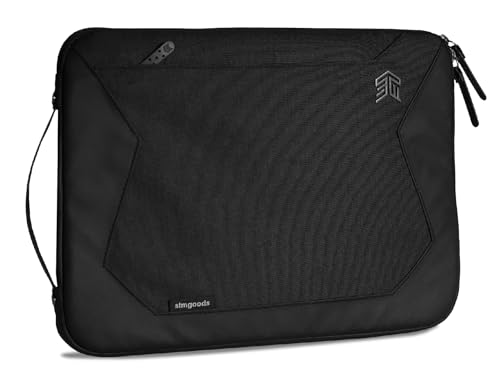 STM Myth Fleece-Lined Laptop Sleeve with Removable Strap for 13" Laptop - Black (stm-114-184M-05) - color: Black, size: 13-Inch