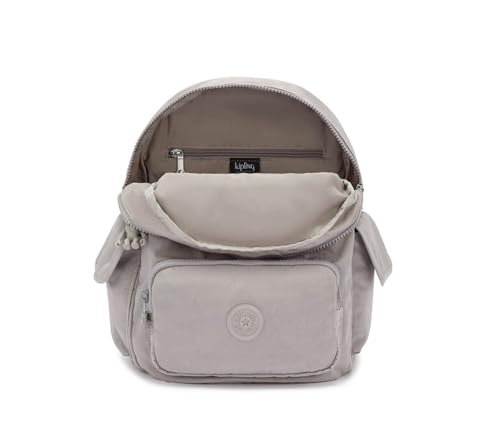 Kipling Women's City Pack S Backpacks, Grey Grey, 27x33.5x19 Centimeters (B x H x T) - color: Grey Grey, size: 27x33.5x19 centimeters (B x H x T)