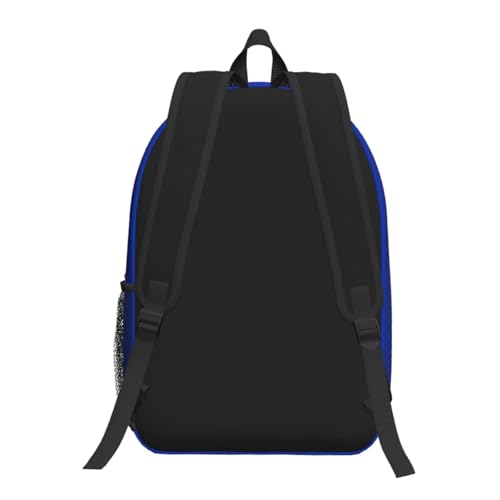 MZERSE Sports Backpack, Blue, Gym Daypack with Water Bottle Holder, Multi Purpose Bag for Men Women - color: Pattern (1116)