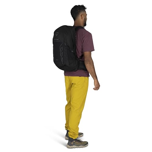 Osprey Talon 22L Men's Lightweight Hiking Backpack - Small Daypack for Travel & Camping, Black/Coal Grey - color: Black/Coal Grey, size: 22L - Standard Fit