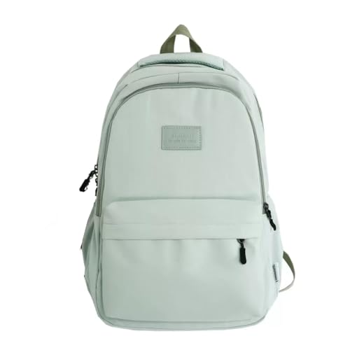 School Backpack for Teen Girls Cute Bookbag for High Middle School College Aesthetic Laptop Back Pack,Green - color: Green