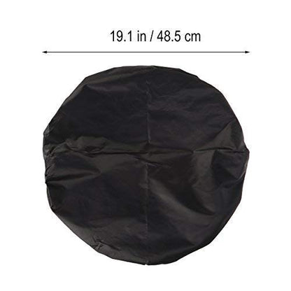 ledmomo Waterproof Backpack Rain Cover Rucksack Rainproof Pack Cover for Hiking Camping Traveling 45L (Black)