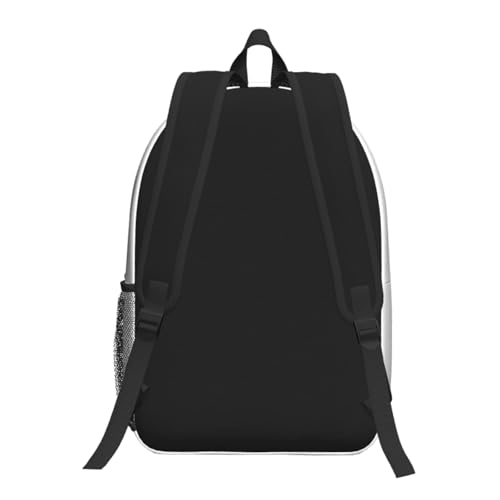 MZERSE Work Laptop Backpack, White, Commuter Daypack with Inner Pocket, Water Resistant Casual Bag for Office and Travel - color: Pattern (1118)