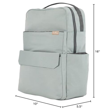 RED ROVR Roo Lightweight 1 LB Diaper Bag Backpack | 11 organizational pockets| Durable & Water-Resistant (Sage) - color: Sage