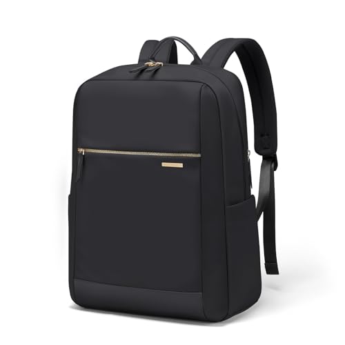 Laptop Backpack for Women - Business Travel Anti Theft Laptop Bag Backpack Water Resistant College Computer Backpacks for Men Women Fits 15.6 Inch Notebook (Black) - color: Black, size: 15.6 Inch