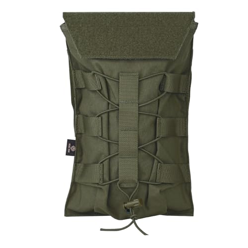 PETAC GEAR 1.5L / 3L Tactical Hydration Pack，Molle Carrier Pouch for 50 oz /100 oz Hydration Bladder Daypack Water Backpack. - color: RG, size: 1.5L bag only