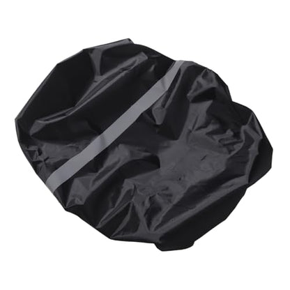 ibasenice Back Rain Cover Rear Bag Rain Covers Waterproof Back Covers Rucksacks Covers Waterproof School Bag - color: Black