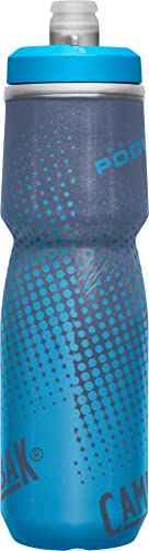 CamelBak Podium Chill Insulated Bike Squeeze Water Bottle, Cold Retention for Cycling, 24oz, Blue Dot - color: Blue Dot