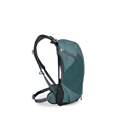 Osprey Hikelite 18L Durable Hiking Backpack - Travel Daypack with Rain Cover for Men and Women, Cascade Blue - color: Cascade Blue, style: 18l