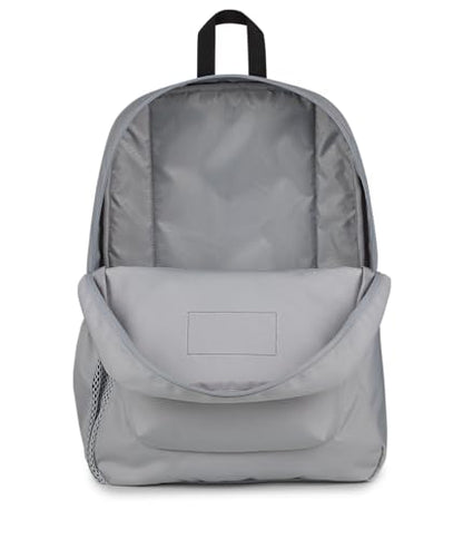 JanSport Cross Town Backpack - Simple Bag for Everyone with 1 Main Compartment, Front Utility Pocket - Premium Class Accessories - Grounded Grey - color: Grounded Grey