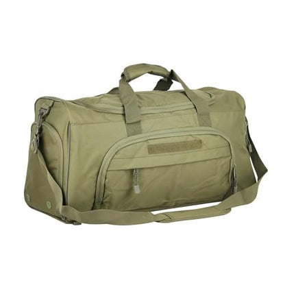 Gym Duffel Bag for Men Sports Duffel Bag with Shoe Compartment (GREEN-Model B) - color: GREEN-Model B