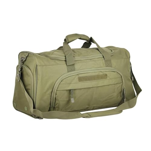Gym Duffel Bag for Men Sports Duffel Bag with Shoe Compartment (GREEN-Model B) - color: GREEN-Model B