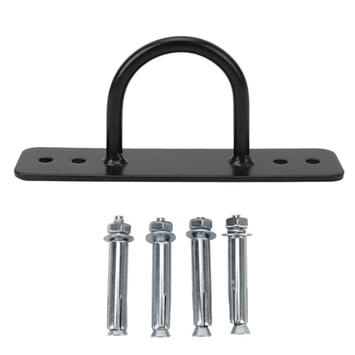 Battle Ropes Anchor Bracket | 300KG Iron Wall Ceiling Mount | Exercise Anchor for Suspension Trainers/Workout Bands/Boxing Equipment