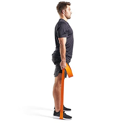 Sunny Health & Fitness Versatile Resistance Bands (Single or Combo Set) for Strength Training, Power Cage, Squat Rack, Home Gym, Body Stretching, Physical Therapy – 100, 140, 160, 180 & 10-75 LB Combo - style: 140 LB Band