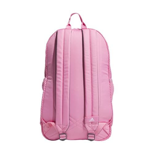 adidas Hermosa Mesh See-Through Backpack – Festival Concert Stadium Beach Bag, 29L, Bliss Pink/2, OSFA - color: Bliss Pink/2