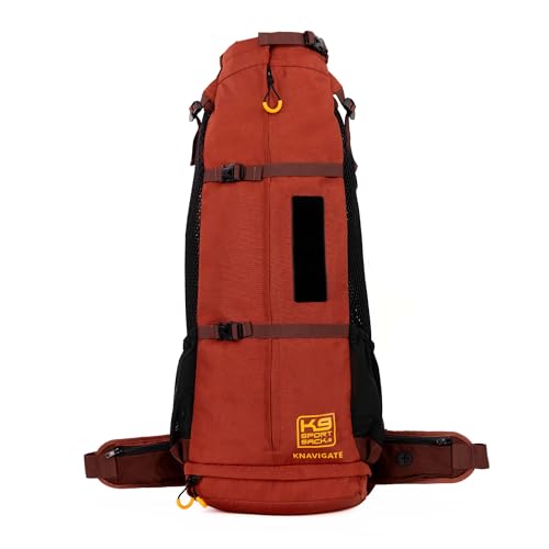 K9 Sport Sack Knavigate - X-Large, Dune - Ideal for Dogs with 23-25” Back Length - Adjustable, Backpack-Style Carrier with Internal Frame & Padded Hip Belt - color: Dune, size: X-Large