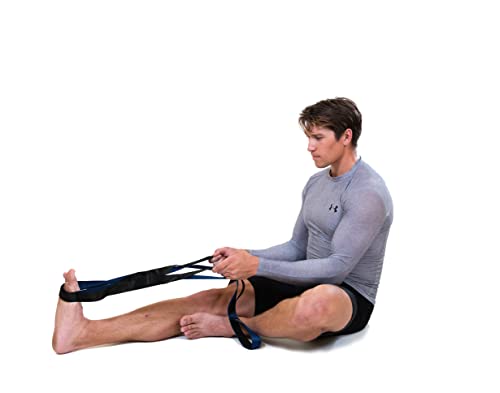 Brazyn Mobility Stretching Strap | Multi-Functional 12-Loop Strap for Stretching, Yoga, Physical Therapy, Pilates, Dance and Gymnastics