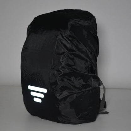 Water Proof Backpack Rain Cover with Reflective Strap Lightweight Oxford Cloth Rucksack Protector for Cycling, Hiking, Mountaineering - size: Three Stripes-L