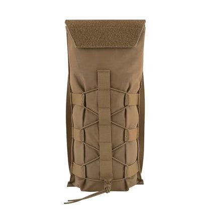 PETAC GEAR 1.5L / 3L Tactical Hydration Pack，Molle Carrier Pouch for 50 oz /100 oz Hydration Bladder Daypack Water Backpack. - color: CB, size: 3L bag only