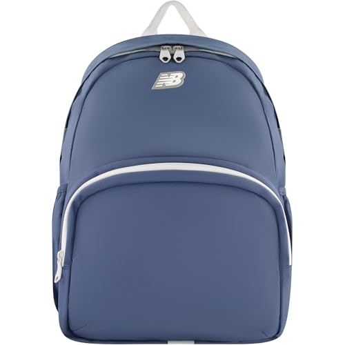 Concept One New Balance Heritage Laptop Backpack, Casual Commuter Travel Bag for Men and Women, Indigo, 18 Inches - color: Indigo