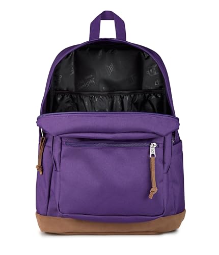JanSport Right Pack Backpack - Durable Daypack with Padded 15" Laptop Sleeve, Spacious Main Compartment & Integrated Water Bottle Pocket - Grape Jelly - color: Grape Jelly