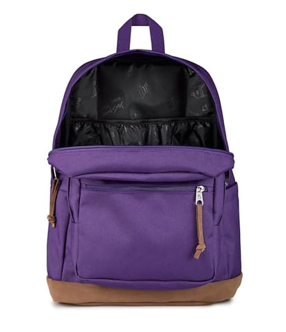 JanSport Right Pack Backpack - Durable Daypack with Padded 15" Laptop Sleeve, Spacious Main Compartment & Integrated Water Bottle Pocket - Grape Jelly - color: Grape Jelly