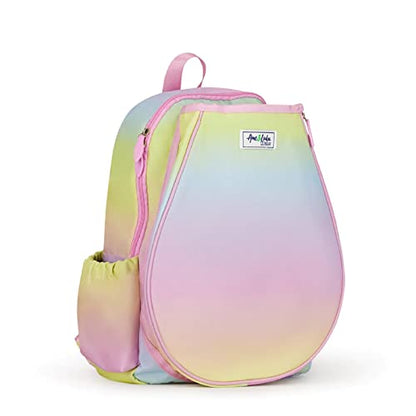 Ame & Lulu Little Love Tennis Backpack - color: Rainbow Sherbert