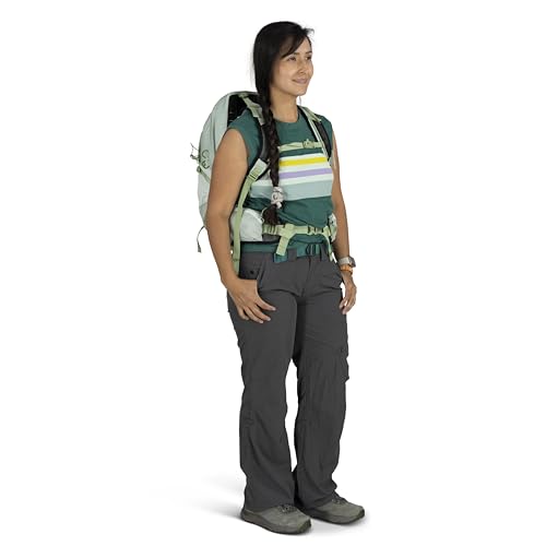 Osprey Tempest 22L Women's Lightweight Hiking Backpack - Small Daypack for Travel & Camping, Frosty Mint Green/Botanica - color: Frosty Mint Green/Botanica, size: 22L - Standard Fit