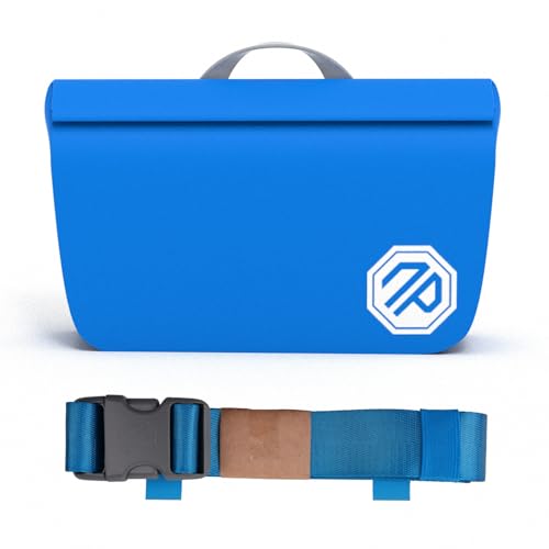 niphean IPX7 Waterproof Fanny Pack with Magnetic One-Hand Closure, Durable Waterproof Dry Bag, for Kayaking, Paddle Boarding, Beach Cruise Essentials, 2.5L Phone Pouch Dry Bags for Men Women - color: SkyBlue, size: 2.5L