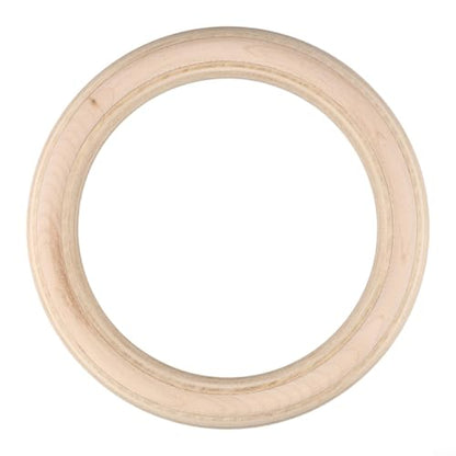 Wooden Exercise Rings (Set Of 2) Perfect Addition To Your Home Workout Regimen(25mm 19cm)