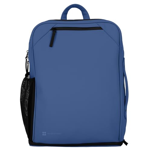 Weatherman Venture Dry Pack - Waterproof Hiking Bag & Travel Backpack - Dry Backpack with Umbrella Compartment, Laptop Sleeve and Smart Storage - Durable Water-Resistant Outdoor Gear - (Steel Blue) - color: Steel Blue