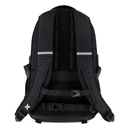 Commuter Travel Backpack - color: Black/Red