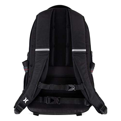 Commuter Travel Backpack - color: Black/Red