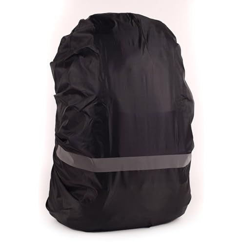 Water Rain Covers for Backpack Rucksack Rain Covers Rainproof Protector with Reflective Strips Bag Rain Covers - color: Green Color-L