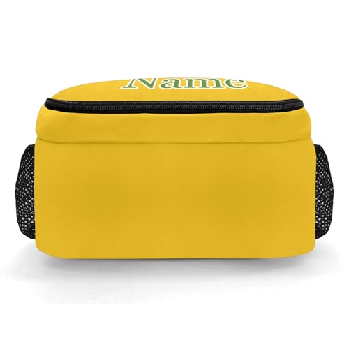 Dark Green Gold Volleyball Customized Waterproof Backpacks Shoulders Daypacks Bags - color: Muilti 9