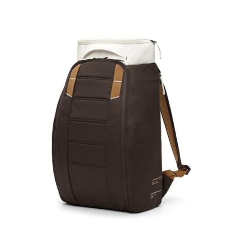 Db Journey The Hugger - Durable Travel Backpack with Laptop Compartment for Work & Gym, Luggage Backpack with Roller Bag Attachment, Full-Zip Main Compartment, 25L - Cappuccino - color: Cappuccino, size: 25L
