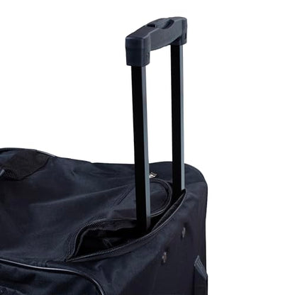 Rockland Rolling Duffel Bag, Black, 22" - color: BLACK, size: 40"