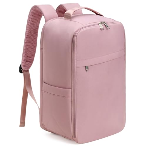 GAEKEAO Travel Backpack 15.6" Laptop Backpack for Men and Women Casual Daypack for Work Business Weekender College Pink - color: Pink