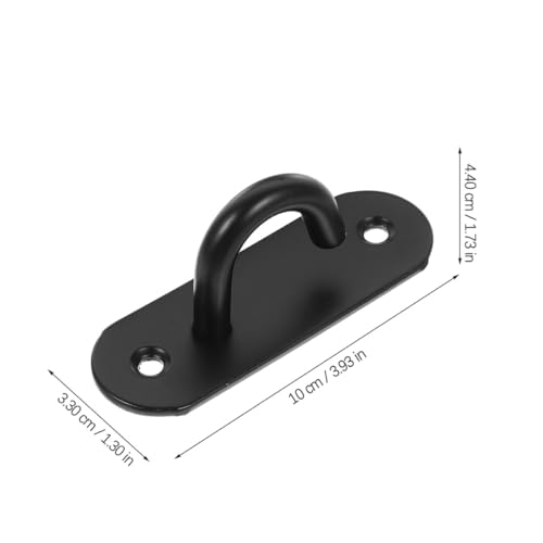 Homoyoyo Resistance Bands Wall Anchor 2pcs Stainless Steel Exercise Strap Hanger Heavy Duty Ceiling Mount Hooks for Home Gym Training and Yoga