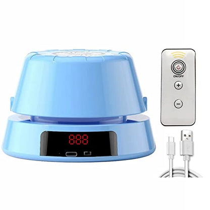 Jump Rope Digital Counter Entertaining Rope Skipping Machine Exercise Home Workout Training Automatic Jump with Remote Control - color: Blue