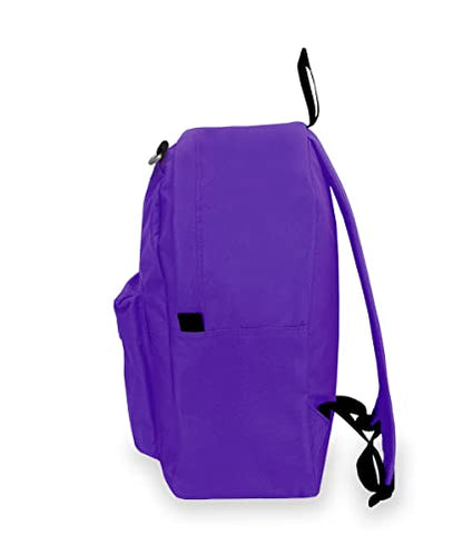 Everest 2045CR Classic Backpack, 16.5", Dark Purple - color: Dark Purple, size: One Size