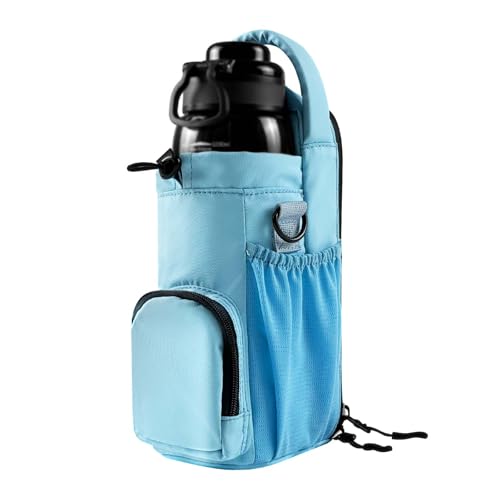 Magnetic Gym Bag for Men and Women, Magnetic Water Bottle Holder for Gym, Small Gym Bag, Gym Gifts for Women and Men (Blue, <40 OZ) - color: Blue, size: M