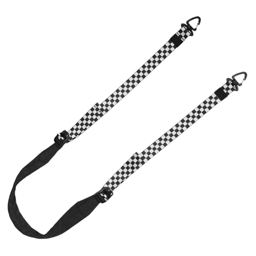 Operitacx Universal Adjustable Replacement Shoulder Strap with Padding and Quick Release Buckle, Black Crossbody Bag Strap for Purse, Handbag, Backpack, and Duffle Bags