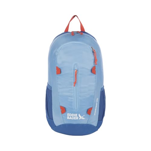 Eddie Bauer Stowaway Packable Backpack | Travel | Outdoor | Lightweight | Foldable | Durable | Ripstop Polyester | 20L - Coast Blue - color: Coast Blue, size: 20L