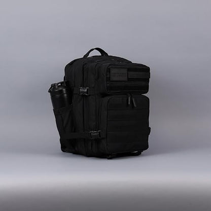 WOLFpak 35L Tactical Gym Backpack (Nightshade) Durable 1000D Waterproof Oxford Material with MOLLE Webbing, Laptop Pocket & Dual Cup Holders, Durable Fitness/Travel/Military Daypack - color: Nightshade Edition