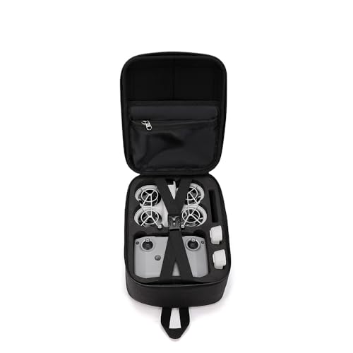 Carrying Case Backpack for DJI NEO Portable Travel Storage Chest Bag Small Shoulder Case EVA Hard Anti-pressure Protective Cover Shell Housing Organizer, 28.4x20.8x13.1cm