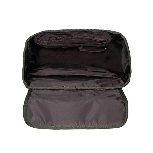 KAUKKO Laptop Backpack for Unisex, Casual Daypack Fits 15.6" Laptop (18-CANVAS ARMYGREEN) - color: 18-canvas Armygreen