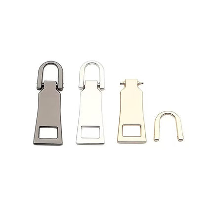 Gold Zipper Pull Replacement,Metal Handle Mend Fixer Zipper Tab Repair for Luggage Suitcase Bag,Backpack,Jacket Bags,Coat Boots Zippers Fasteners Sewing Notions and Supplies